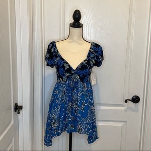 Free People Black Combo Tunic